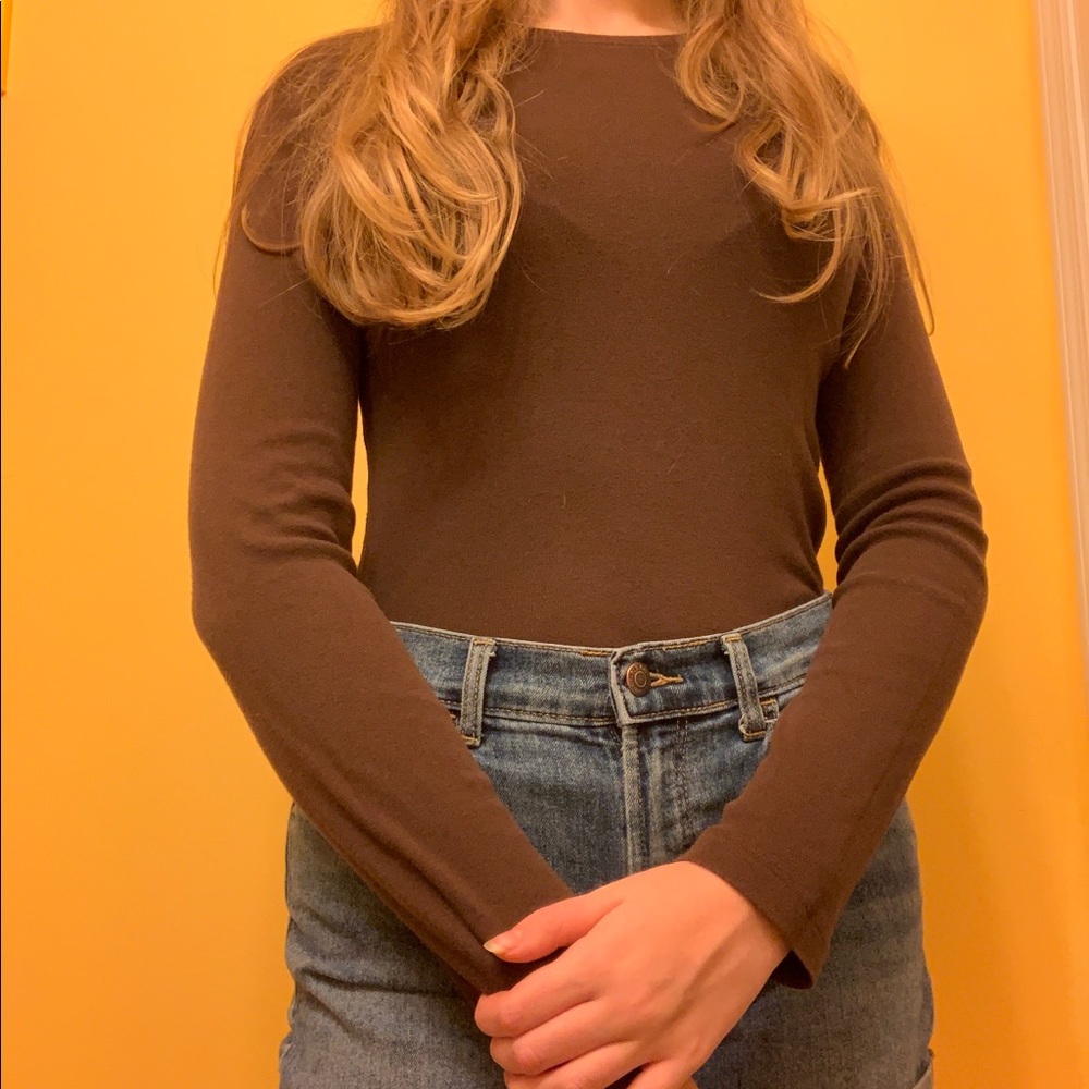 Simple brown T-shirt